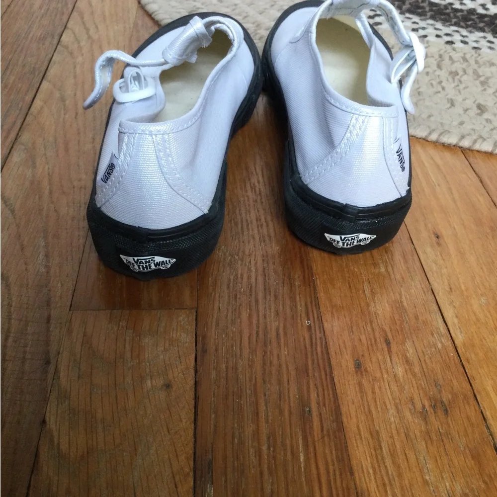 Vans Silver Mary Jane Creepers